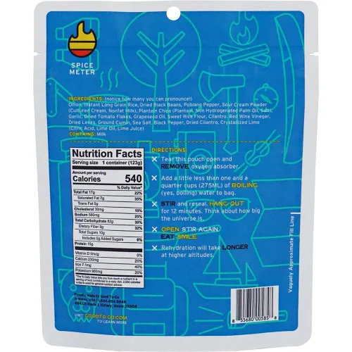 Miniatura 9 de GOOD TO-GO Cuenco de arroz cubano (paquete de 6 porciones individuales) Alimentos para acampar y mochileros Solo tienes que añadir agua