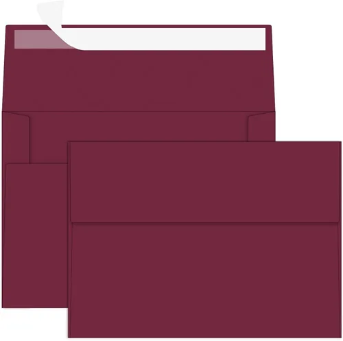 Miniatura 8 de YINUOYOUJIA 50 paquetes de sobres A7 para invitación, sobres 5x7 para tarjetas - autoadhesivos, solapa cuadrada, ideales para boda, baby shower