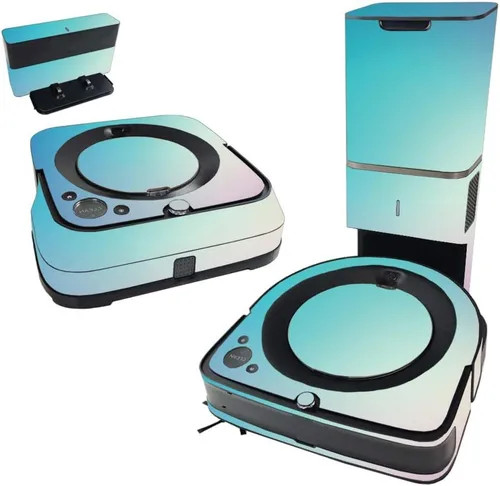 Miniatura 5 de MightySkins Skin compatible con iRobot Roomba s9+ Vacuum & Braava Jet m6 Bundle – Blue Canyon Cubierta de vinilo duradera y única Fácil