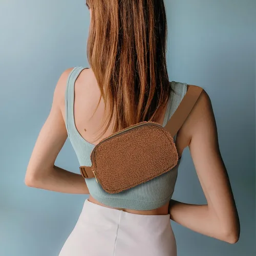 Miniatura 213 de Riñonera cruzada para mujeres y hombres, bolsa para cinturón para senderismo con correa ajustable, riñonera para correr, entrenamiento, deportes