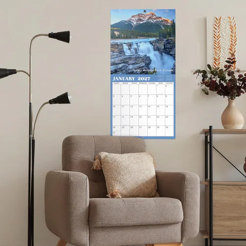 Miniatura 8 de Calendario 2026-2027 - julio 2026 - diciembre 2027, calendario de pared, calendario de 26-27, 12 x 24 pulgadas (abierto), calendarios de pared