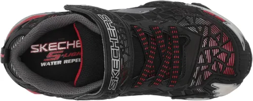 Miniatura 5 de Skechers Unisex-Niño, S Lighs, Niños, Tenis deportivos iluminados, NegroRojo, 13.5 niño