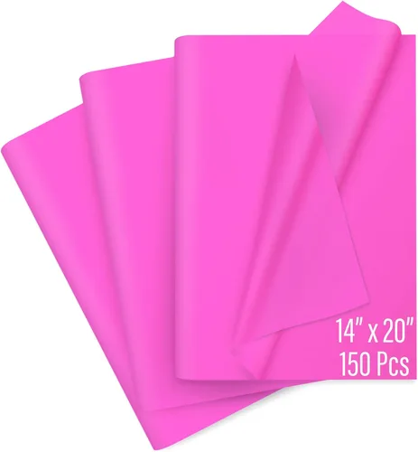 Miniatura 12 de Sanzix - 150 hojas de papel de seda kraft a granel de 14x20 pulgadas - Papel de regalo marrón para bolsas de regalo, boda, cumpleaños y Papel kraft