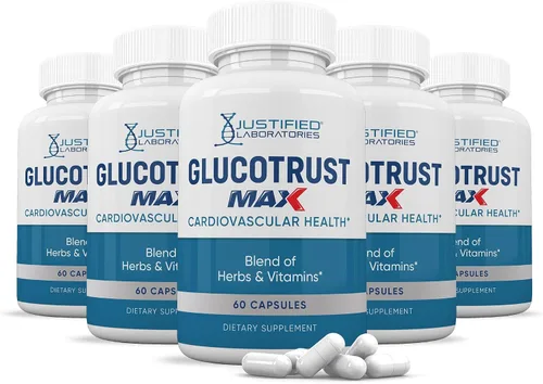 Miniatura 7 de Justified Laboratories Glucotrust Max 1295MG Formula Suplemento Píldoras 120 Cápsulas (paquete de 2)