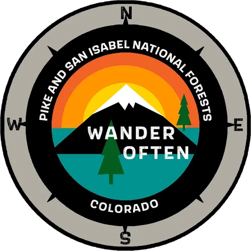Miniatura 4 de Pike National Forest Colorado - Wander Often - 3.5" Ventana coche camión calcomanía calcomanía vacaciones recuerdo viaje aventura tema novedad