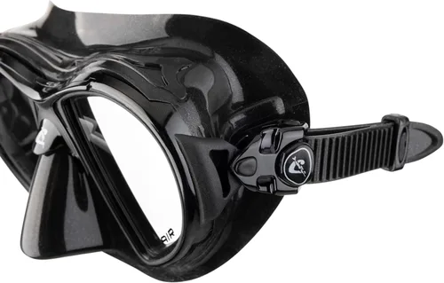 Miniatura 3 de Cressi Máscaras de buceo con lentes de lágrima inclinadas para una mayor visibilidad hacia abajo, evolución del aire y los ojos: fabricadas