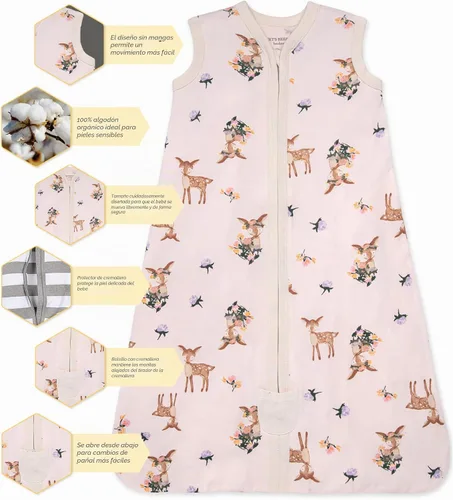 Miniatura 4 de Burt's Bees Beekeeper - Manta unisex para bebé, de algodón 100% orgánico para usar Sweet Doe