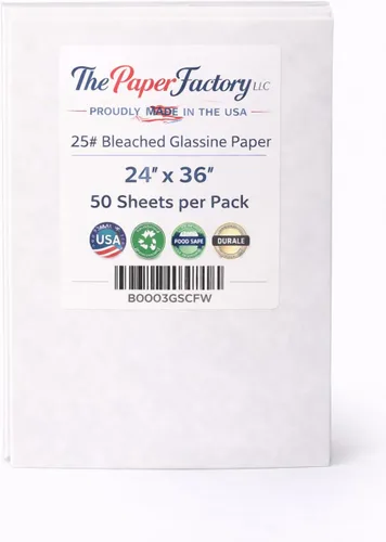 Miniatura 7 de Libre de ácidos con un pH neutro Protege arte y fotografías Hojas de papel Glassine Obra de arte, Krafts 16 pulgadas x 20 pulgadas - 100
