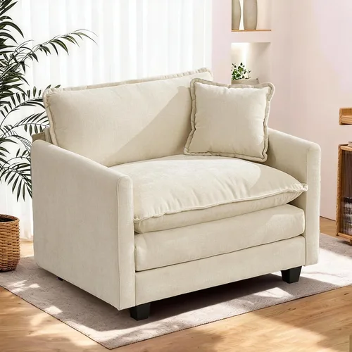 Miniatura 15 de SoarFlash Sofá modula, de felpilla, posición de en medio, beige
