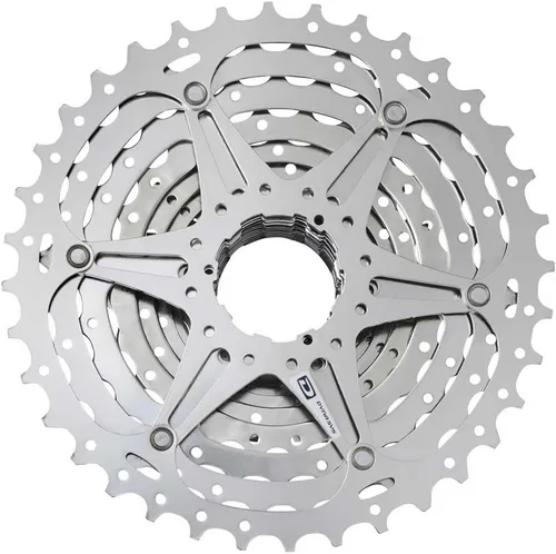 Miniatura 2 de Shimano Deore M6000 CS-HG500 - Cassette de 10 velocidades, 11-34t, color plateado casetes de bicicleta y ruedas libres