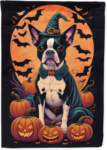 Miniatura 31 de Caroline's Treasures DAC1466GF - Bandera decorativa para jardín de Halloween de Affenpinscher Witchy para jardín, decoración para patio exterior