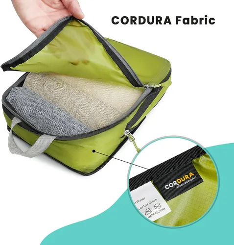 Miniatura 24 de BAGAIL 4 Set/6 Set Ultraligero Compresión Embalaje Cubos Organizador de Embalaje para Accesorios de Viaje Equipaje Maleta Mochila