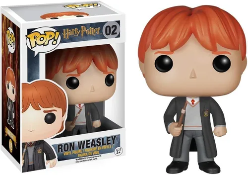 Miniatura 2 de Funko Pop! Movies: Harry Potter - Figura de vinilo de Ron Weasley #02 (incluye funda protectora de caja pop)