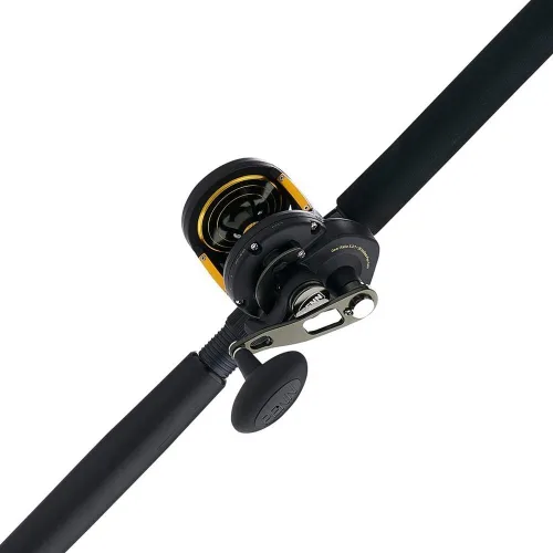 Penn Squall II Combo de Caña y Carrete de Pesca con Arrastre de Palanca