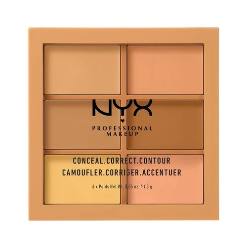 Miniatura 10 de NYX PROFESSIONAL MAKEUP Paleta de sombras, ocultar, corregir – Luz