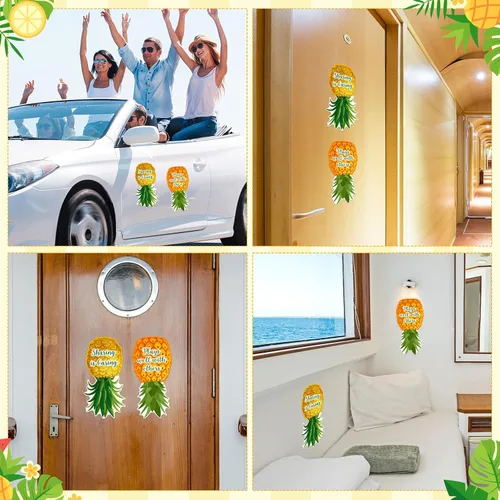Miniatura 6 de Copkim 2 imanes grandes para puerta de crucero, imán de piña para puerta de crucero, decoración magnética gruesa de barco, decoración de puertas