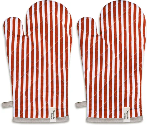 Miniatura 24 de AMOUR INFINI Juego de 2 soportes para ollas de algodón resistentes al calor, antideslizantes de 8 x 8 pulgadas, almohadillas calientes para cocina