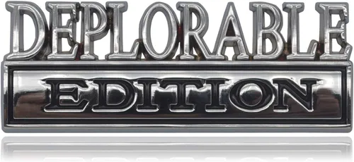 Miniatura 9 de Universal Edición Deplorable Emblema Adhesivo de Reemplazo para Coche, Camioneta, SUV Compatible con Ford F150 Jeep Dodger Chevrolet Emblema