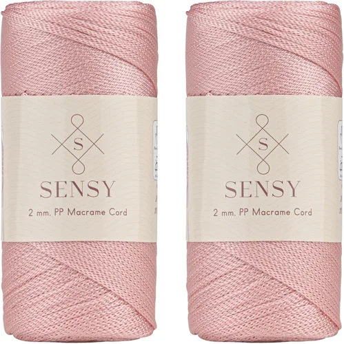 Miniatura 52 de Sensy Premium Cuerda de Poliéster de 2mm 251 Yardas Cuerda de Polipropileno 100% Cordón de Macramé 2mm Cordón para Bolsa de Ganchillo Cuerda