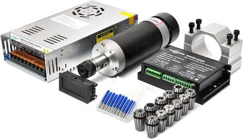 Miniatura 9 de Daedalus Kit de motor de husillo sin escobillas CNC, 600w, ER11, 48V DC, 9000RPM Kit ER11 de 600 W