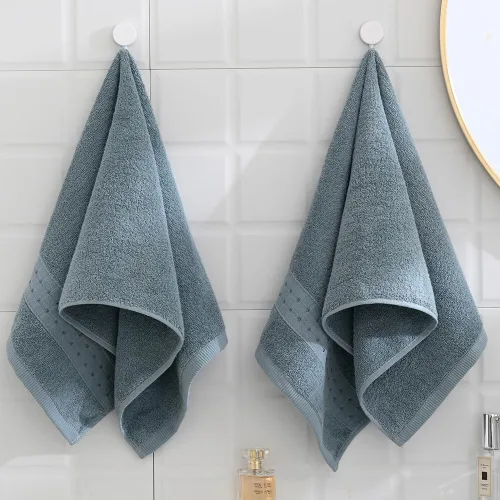 Miniatura 4 de sense gnosis Toallas de mano 100% algodón verdes, absorbentes, súper suaves, sin pelusas, toallas de mano para baño, viajes, yoga, deporte, spa