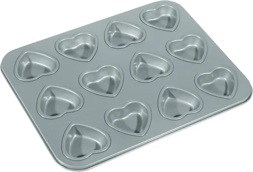 Miniatura 5 de Fox Run Molde acanalado para tartas, 12 cavidades, antiadherente preferido, 10.5 x 14 x 1 pulgadas