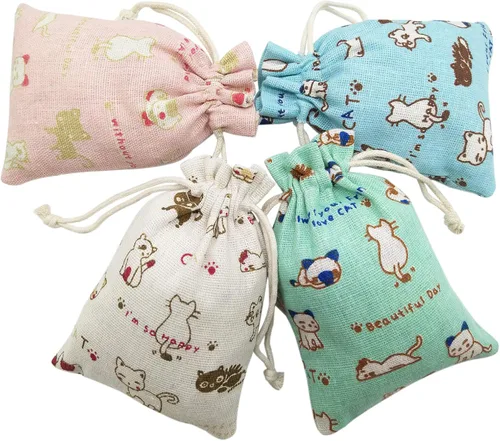 Miniatura 11 de 20 bolsas de arpillera con cordón, bolsas de regalo de boda de 3.9 x 5.3 pulgadas, joyas, fiestas de cumpleaños, baby shower, artes y manualidades