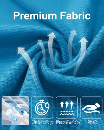 Miniatura 35 de MAGCOMSEN Camisas de manga larga para hombre, protección solar UPF 50+, camisetas atléticas para senderismo, correr, entrenamiento, protección