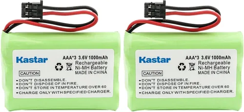 Miniatura 5 de Kastar Paquete de 1 batería de repuesto para Uniden BT-1001 BT1001 BT-1004 BT1004 BT-909 BT909 BBTY0483001 BBTY0507001 BBTY0566001 BBTY0616001