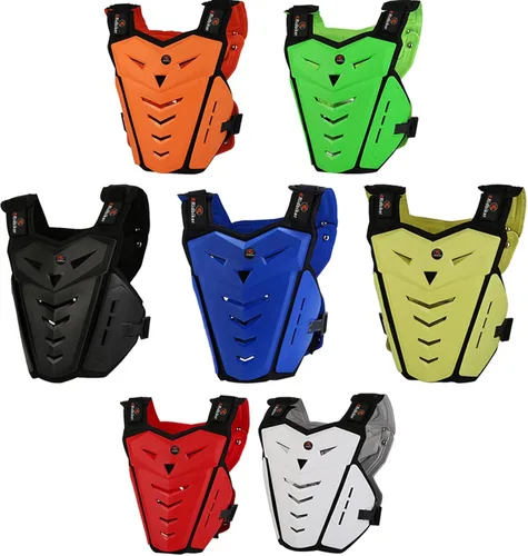 Miniatura 6 de Chaleco de Armadura Corporal para Motocicleta Equipo de Dirt Bike, Protector de Pecho Equipo de Motocross Protector de Pecho y Espalda para Verde