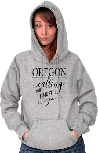 Miniatura 3 de Brisco Brands Oregon is Calling and I Must Go - Sudadera con capucha para mujer y hombre