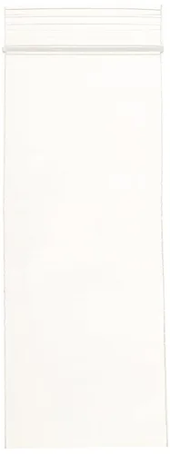 Miniatura 76 de Aviditi Poly Bolsa con cierre hermético blanco, Transparente, 1000 Claro