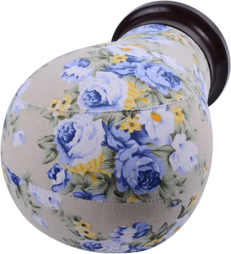 Miniatura 3 de YANTAISIYU 1 pieza de cabeza de maniquí de lona para extensión de cabello, pelucas de encaje para hacer y exhibir pelucas (azul, 21 pulgadas)
