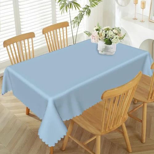 Miniatura 19 de 52x70inches Apple Green Tablecloth Heavy Duty Washable Polyester Fabric Table Cloth Rectangular Solid Color Table Cover for Kitchen Dining Room