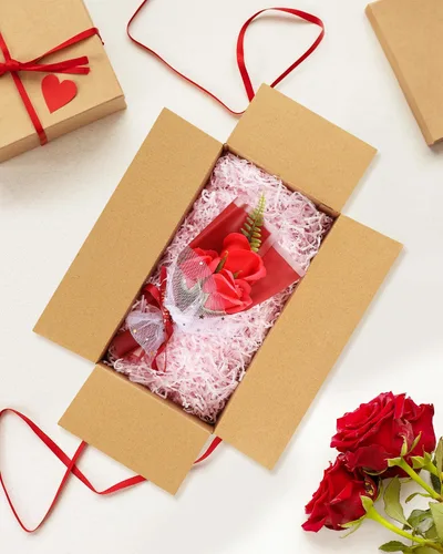 Miniatura 6 de Cajas de Envío-11x6x6 Pulgadas: Paquete de 40 Cajas de Envío-Sobres, Cajas de Cartón Corrugado Blanco para Empaque de Envío de Pequeñas Empresas