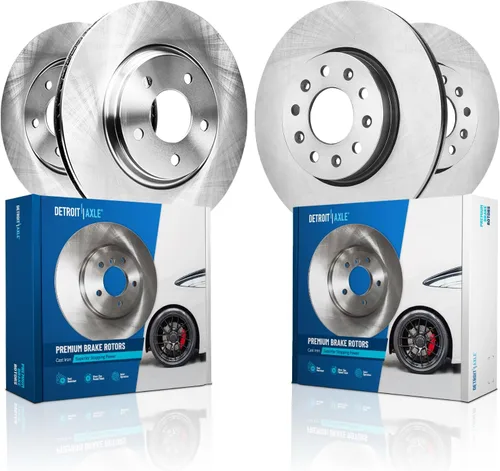 Miniatura 48 de Detroit Axle - 4WD - Rotores de disco delantero de 13.031 in de repuesto para Ford Excursion F-250 F-350 Super Duty 1999-2004 - Juego de 3 piezas