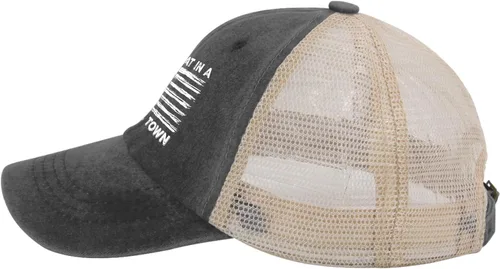 Miniatura 5 de Hat Try That in Small Towns Trucker Hat Men Funny Mesh Cap for Summer