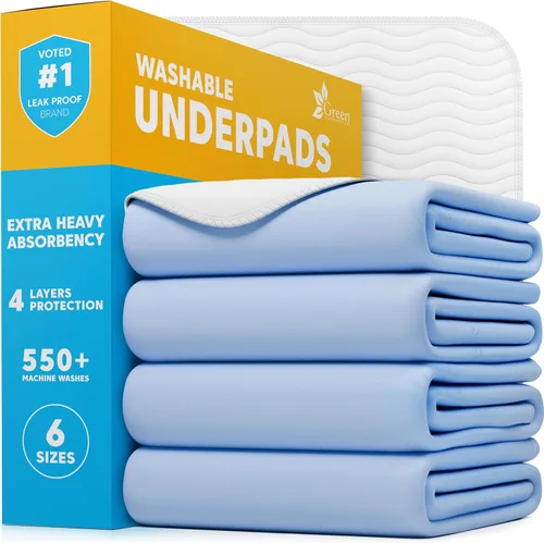 Miniatura 15 de GREEN LIFESTYLE Almohadillas absorbentes lavables – Almohadillas impermeables reutilizables para niños, personas mayores y adultos – Ideal
