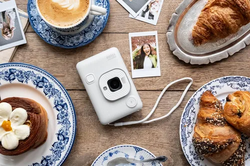 Miniatura 8 de Cámara instantánea Fujifilm Instax Mini LIPLAY Híbrida - Blanco Nebuloso blanco (Misty White)