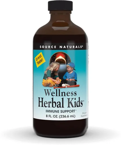 Miniatura 5 de Source Naturals Wellness Herbal Kids, para el apoyo del sistema inmunológico* - 2 onzas líquidas