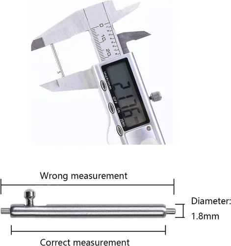 Miniatura 5 de Elifel Correa de reloj de liberación rápida, pasadores de acero inoxidable de 0.071 in de diámetro, herramienta de repuesto para correa de reloj