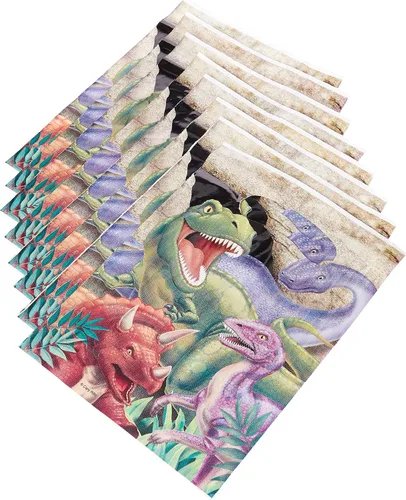 Miniatura 2 de Creative Converting Bolsas de regalo para fiestas de dinosaurios
