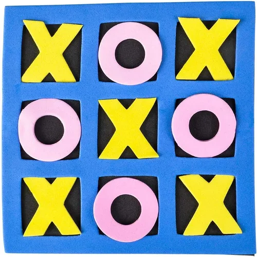 Miniatura 6 de Juego de Tic Tac Toe (paquete de 24) Mini juego de mesa de espuma de 5 x 5 pulgadas, juguetes a granel para niños, recuerdos de fiesta
