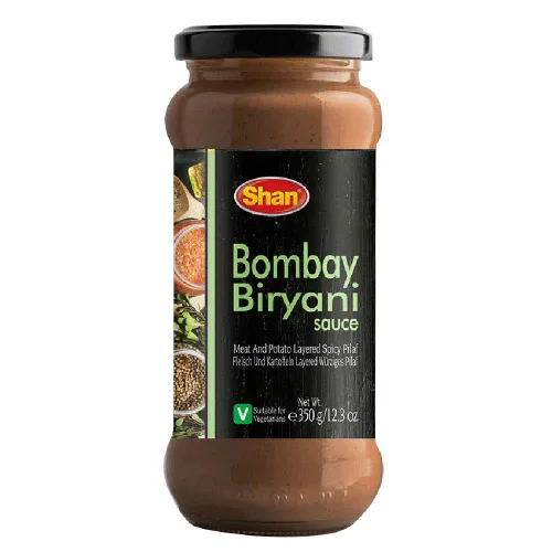 Shan Bombay Biryani - Salsa de cocina, 12.3 onzas (12.35 oz) - Auténtica salsa india para pollo y arroz - Biryani fácil de preparar con especias,