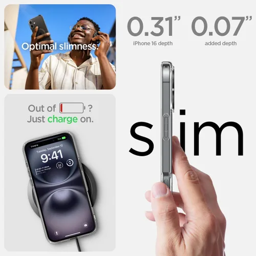 Miniatura 400 de Spigen Funda para iPhone 13 Mini, ultra híbrida MagFit [antiamarilleo] [compatible con Magsafe] - Transparente