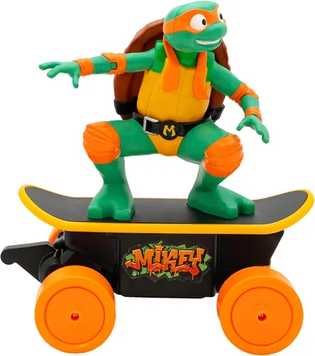 Teenage Mutant Ninja Turtles Mikey Cowabunga Skate RC Car Toy, imita trucos reales de patinaje, a partir de 5 años