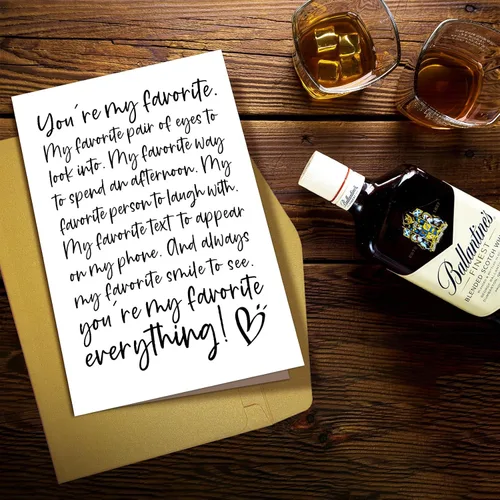Miniatura 6 de Supoeguk Tarjeta romántica de aniversario de poema para hombres, tarjeta de cumpleaños para novio, marido, tarjeta de amor para él, You Are My