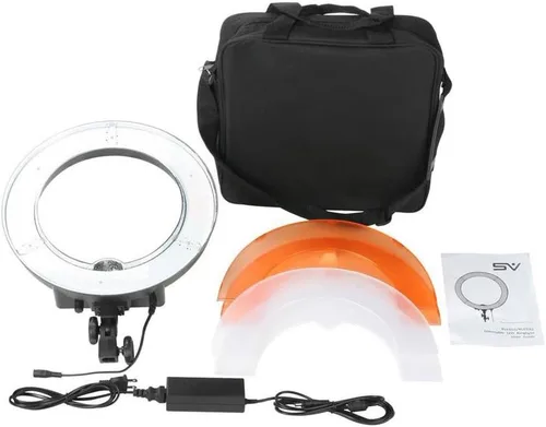 Anillo de luz LED de 13,5 pulgadas y funda