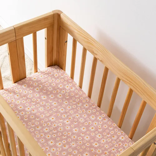 Miniatura 6 de Babyletto Sábanas de Muselina para Moisés de Bebé para Niñas y Niños - Certificadas GOTS Funda de Algodón Orgánico Transpirable - Ajustadas 360°