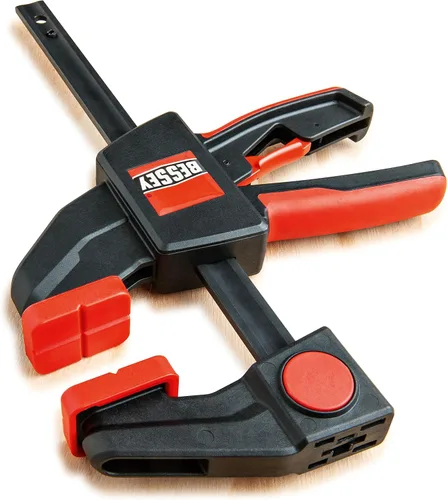 Miniatura 9 de BESSEY EHK SERIES - Fuerza de sujeción de 600 lb - 12 in - Juego de abrazaderas de gatillo EHKXL12 - Profundidad de garganta de 3.625 in.